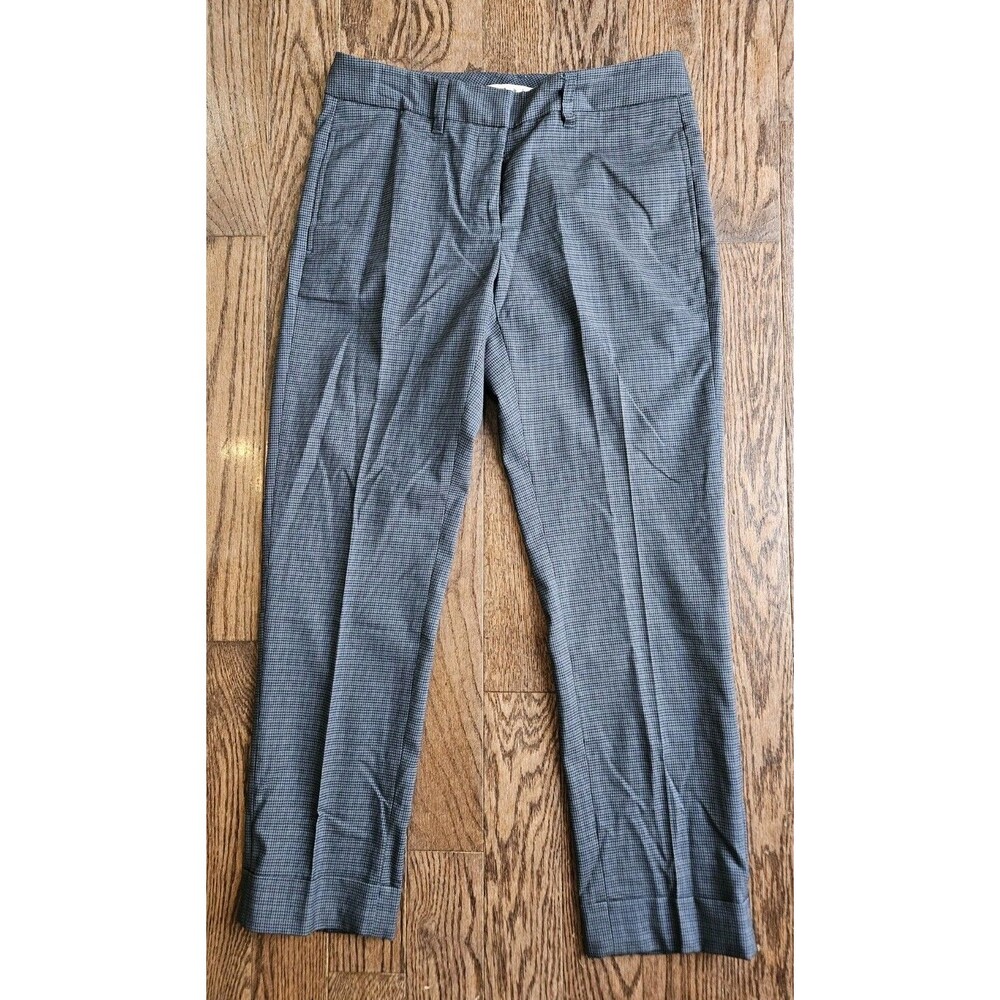 Cabi Womens Mini Houndstooth Cafe Cuffed Pants Trousers Style# 245 Size 6
